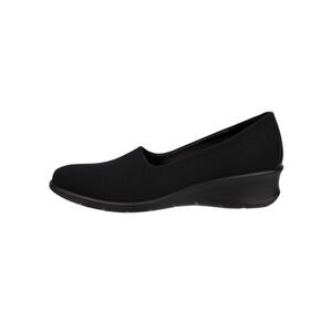 ECCO Felicia Women's‎ Textile Stretch Slip-On Loafer Black Size 41 (US 10.5)